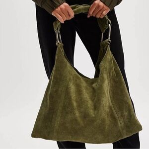 Free People Bobbi Slouch Suede Tote
